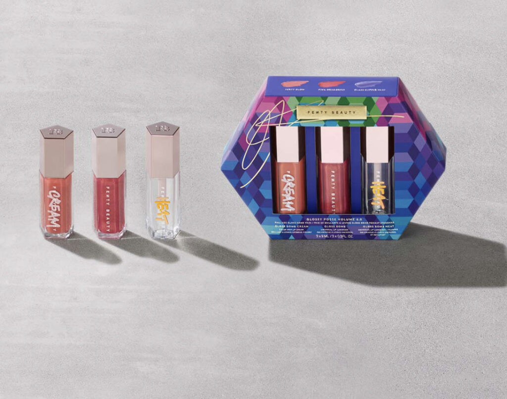 Fenty Beauty Glossy Posse lip bomb set